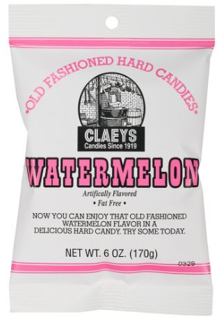 Claeys Old Fashioned Hard Candies Watermelon