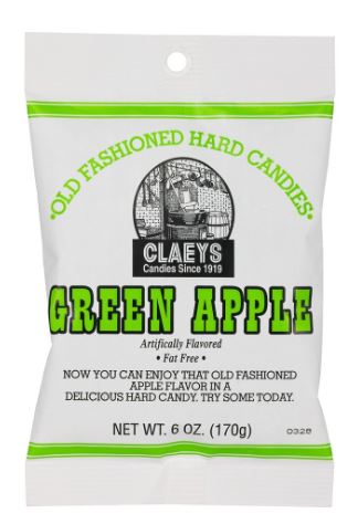 Claeys Old Fashioned Hard Candies Green Apple