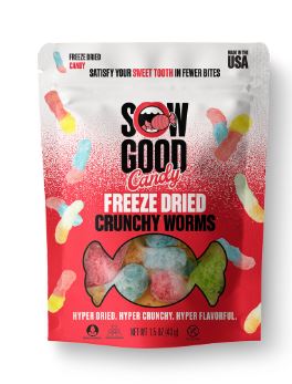 Sow Good Candy Freeze Dried Crunchy Worms