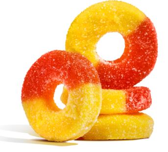 Gummi Peach Rings